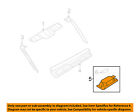 Xde000090 03-12 Rover Land Range Lift Left Lamp Oem Gate-courtesy