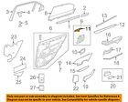 2118201201 06-16 Mercedes-benz Mercedes Oem E350 Interior-rear Door-interior Lamp