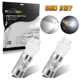 3057 100w 3157 3156 White High Power Led Bulbs Backup Reverse Light X 2pcs