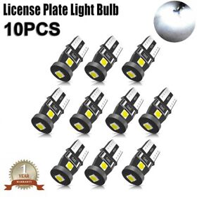 Zoncart10194168 10pcs 194 Led Bulbs 6000k T10 2825 168 158 Interior Dome Map License Lights