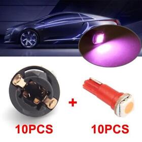 45591699663ugqnx 10pcs Twist Lock 1 Smd 5050 37 T5 Pink Instrument Cluster Indicator Led Bulb 45591699663ugqnx 10pcs Twist Lock 1 Smd 5050 37 T5 Pink Instrument Cluster Indicator Led Bulb