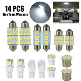 14pcs T10 36mm Led Interior Light Kit Map Dome License Plate Accessories