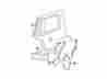 1l2z-78292a22-aaa Explorer Ford Genuine 2002-2005 Stone Deflector
