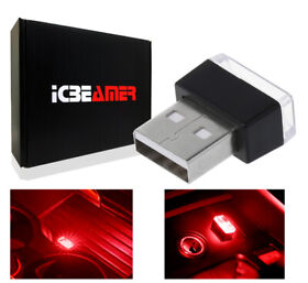 Usb-rd-ama-n1 2 Pcs Usb Red Color Interface Miniature Night Light Led Car Ambient Atmosphere Usb-rd-ama-n1 2 Pcs Usb Red Color Interface Miniature Night Light Led Car Ambient Atmosphere
