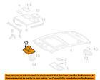 20882070018g69 2002 Mercedes-benz Assembly Light-map Oem Mercedes E320-map Lamp