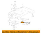 25928479 2010 G6 Interior-roof-lamp Gm Pontiac Oem Bezel
