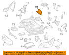 2079140000 Mercedes Oem Seat Lamp Bracket