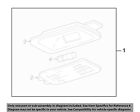 20980237 Lamp Oem Gm Interior-roof-dome 20980237 Lamp Oem Gm Interior-roof-dome