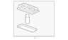 23111180 Gm Chevrolet Genuine Light Neutral Center Reading Lamp