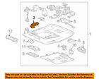 23396155 Gm Oem Overhead Console-map