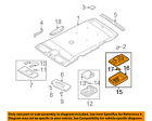 264100w100 Nissan Oem Interior-roof-cargo Lamp