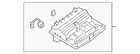 26430-4ce1a Nissan Genuine Map Lamp 26430-4ce1a Nissan Genuine Map Lamp