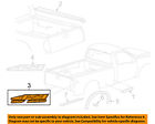 2c3z9925622aaa Ford Oem 03-04 F-250 Super Duty Pick Up Bed-decal Sticker Left