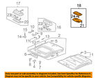 34250s5pa01zb Honda Oem 01-02 Civic-dome