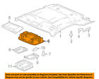 34404szta21za Honda Oem Light