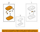 3l8z13776aac Ford Oem Interior Lamps-roof-overhead 3l8z13776aac Ford Oem Interior Lamps-roof-overhead