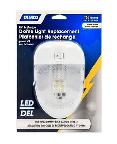 41331 Camco Led Single Dome Light 12vdc 160 Lumens