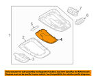 4m0947133a Audi Oem Overhead Trim