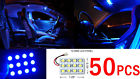 2886x 50x Map Blue Universal Panel 12 Hyper Interior Festoon Dome Led Smd T10 Light