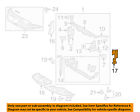 5329407020 Toyota Oem 05-07 Avalon Radiator Support-deflector Left