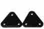 551601b Ict Billet Black Anodized Sunvisor Delete Gm Cars Chevelle Nova Malibu Remove Sun Visor Pla