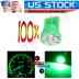 6-3020smd Bulb Light Instrument Cluster Dash Gauge T10 100 Green Led Speedometer 6-3020smd Bulb Light Instrument Cluster Dash Gauge T10 100 Green Led Speedometer
