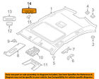 61319277932 Bmw Oem 12-16 328i-dome 61319277932 Bmw Oem 12-16 328i-dome