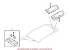 63319215597 Genuine Bmw For Dome Light Left