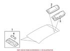 63319215624 Genuine Bmw For Map Light Bulb Right