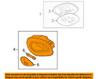 7l7z13776ba Ford Oem Interior Lamps-dome