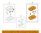 7l8z13776aa Ford Oem Interior Lamps-roof-overhead