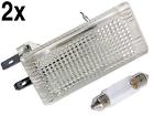 81-02 Mercedes Courtesy Light Bulb X2 On Door W126 W202 W210 Lamp Under