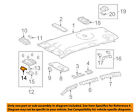 8126542010 Toyota Oem Lamp Lens Right