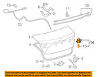 8133002010 Toyota Oem Trunk Lamp