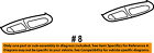88935733 Gm Oem New Interior-roof-lens