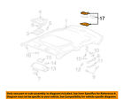 88952109 Assembly Oem Gm Cadillac Light-dome Lamp Cts-dome 03-05