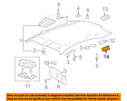 8a5z13733ag Ford Lincoln Oem Mks Bezel Left