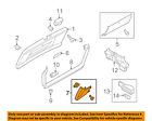 8r08676584pk Audi Oem Liftgate Light Lamp Cover Right