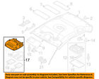 928101m0008o Kia Assembly 10-13 Light-map Forte-map Lamp Oem