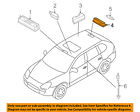 95563220700 Porsche Oem Cayenne Interior Lamp 95563220700 Porsche Oem Cayenne Interior Lamp