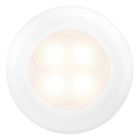 980503241 Hella Led Slimline Interior Lamp Blue Lens White Bezel Each