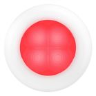 980508241 Hella Led Slimline Interior Lamp Red Lens White Bezel Each