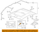 996481 Gm Rear Compartment Lamp Package