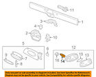 99963113490 Porsche Oem 05-16 911 Interior-roof-dome