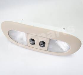 4l3z-18519a70-baa Abcparts Led Console Front Roof Crew Cab Fixed Fits 04-08 Ford F150 Pickup Beige