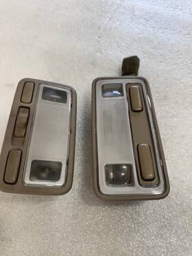 262.ac1i00 Acura 1999 2000 2001 2002 2003 2004 Rl Dome Lights Roof Lamps Pair Beige