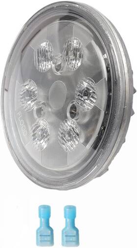 Agp.1978 At25451 18w Agriculture 4.5in Round Led Work Light Par36 Replace 4410