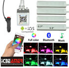 App-njpz-l2p01-a Icbeamer Set Cob Led Light Strip For Car App Bluetooth
