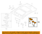 928503r010up Assembly Oem 11-14 Light-dome Kia Optima-dome Lamp