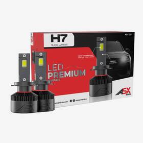 Asx1207 Asx Lighting Led Premium H7 - 100w Bivolt 9v/100v 18 000 Lumens 2 Bulbs Asx1207 Asx Lighting Led Premium H7 - 100w Bivolt 9v/100v 18 000 Lumens 2 Bulbs